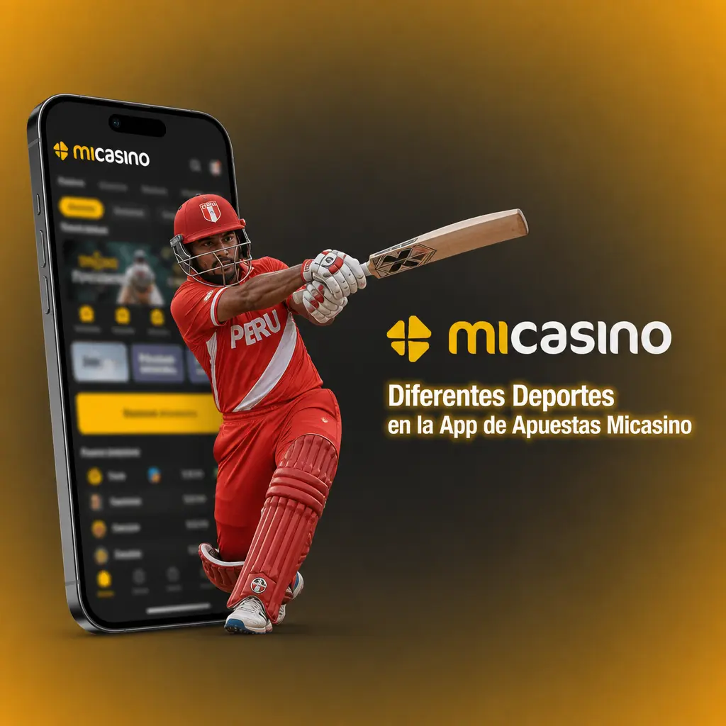 Diferentes deportes disponibles en la app de apuestas Micasino: fútbol, básquetbol, tenis, béisbol, boxeo, MMA, eSports y más.
