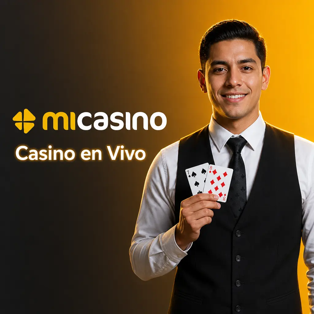 Casino en Vivo de Micasino: ruleta, blackjack, baccarat, game shows y póker con crupieres reales en transmisión en directo.