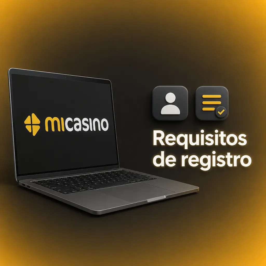 Requisitos de registro en Micasino: mayores de 18 años, DNI vigente, datos verídicos y residencia en Perú, según normas MINCETUR.